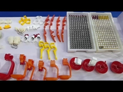 Kanatlı Broiler katmanlı kuş bıldırcın tavuk içme için çift kanat ikiz kilit meme tiryakisi